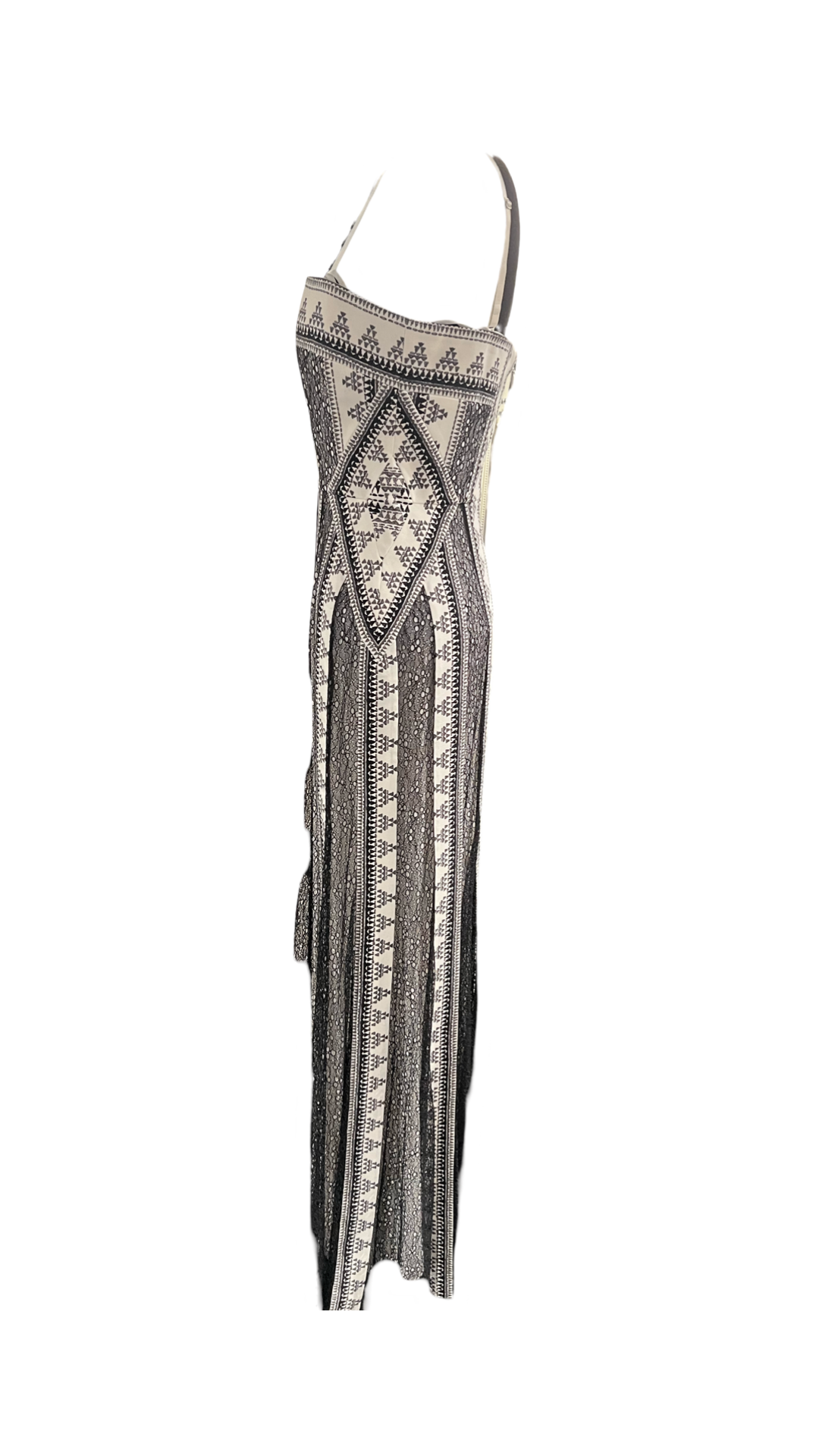 Schulterfreies Abendkleid in Gr. 36/38