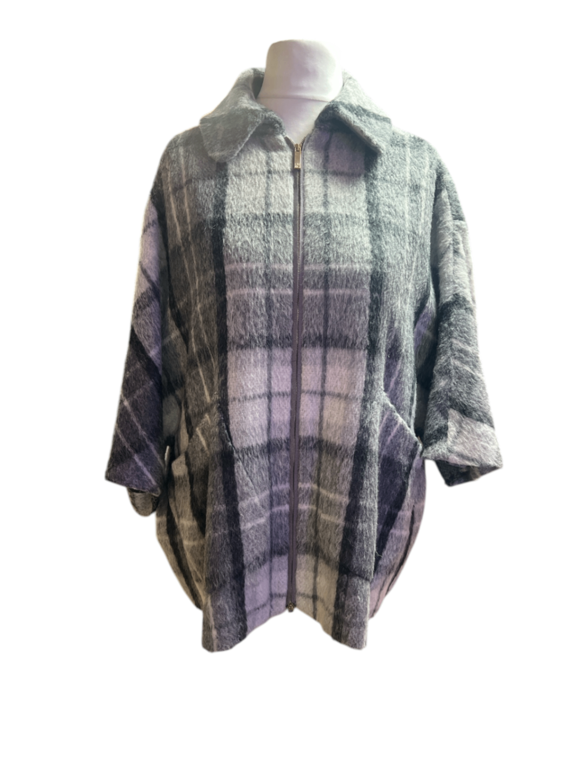 Carolina Herrera Cape mit Reissverschluss