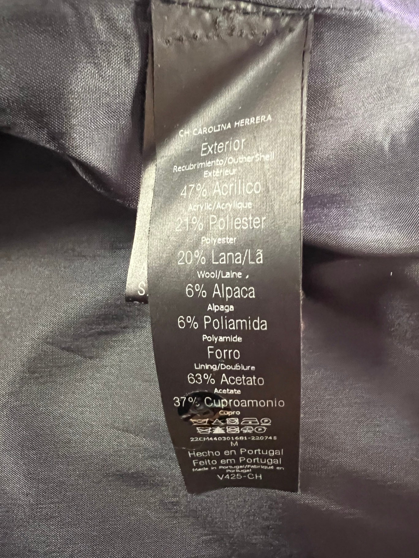 Carolina Herrera Cape mit Reissverschluss