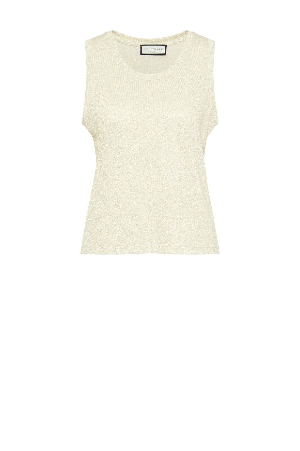 SEM PER LEI SS25 Top Lurex