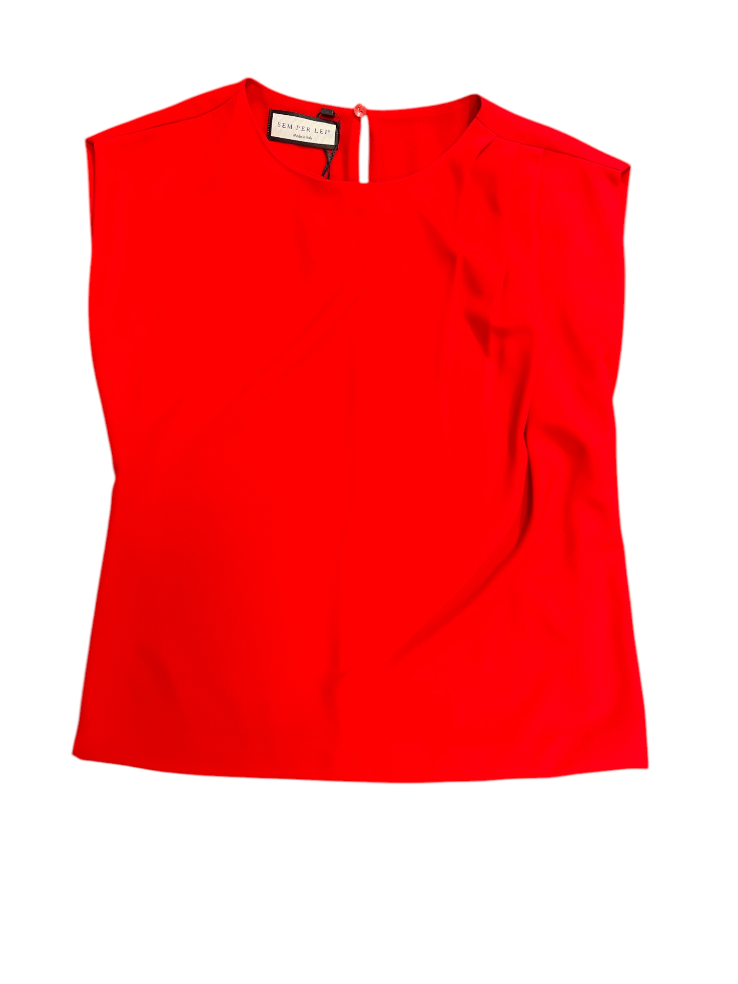 SEM PER LEI SS25 ärmellose Bluse