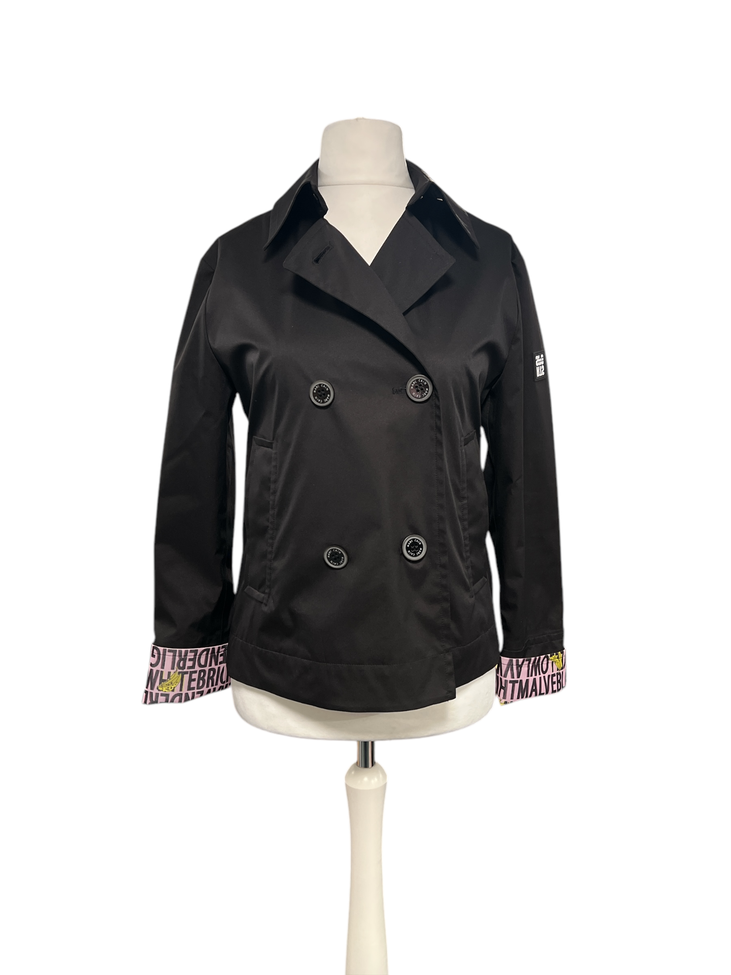 Marc Cain Sports Jacke mit gemustertem Innenfutter