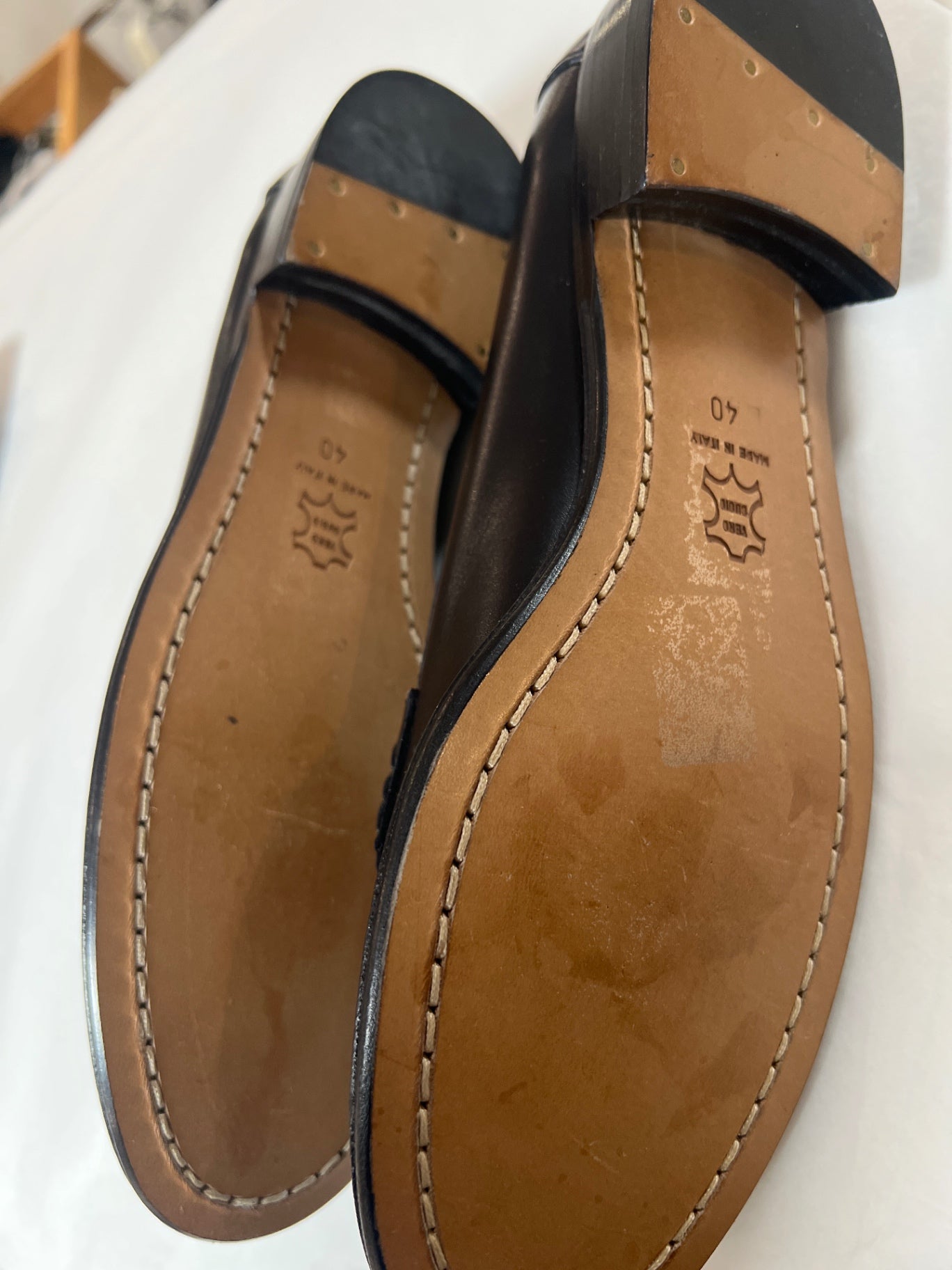 Eduard Meier rahmengenähte Loafers