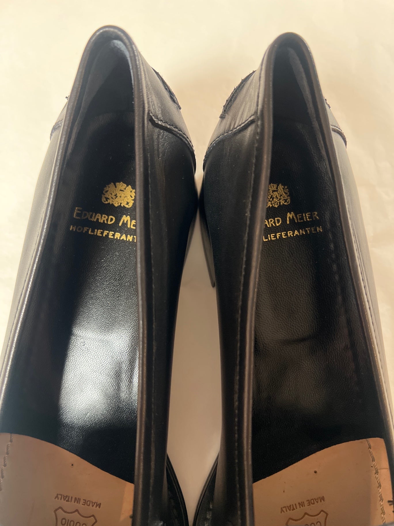 Eduard Meier rahmengenähte Loafers