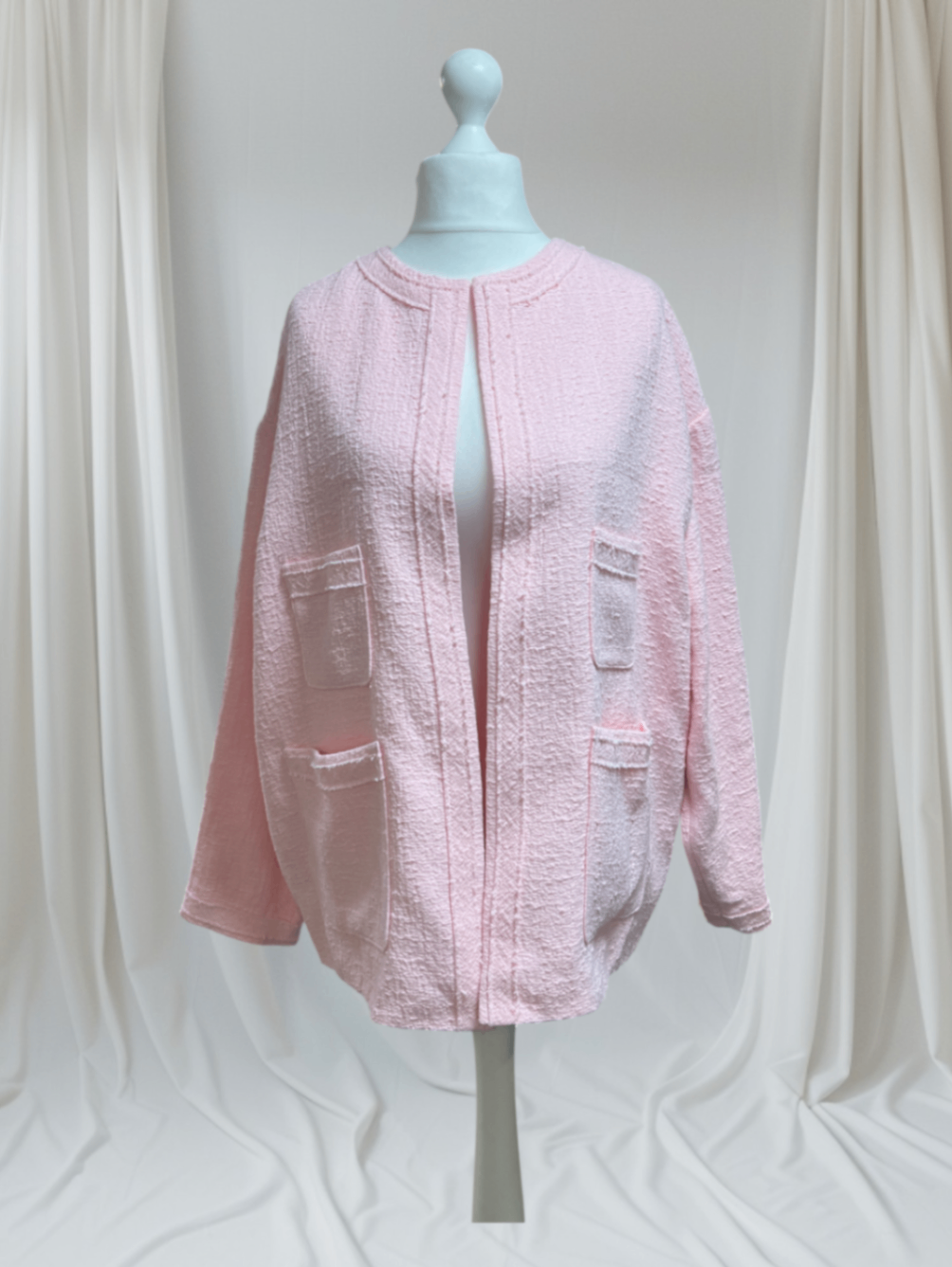 N°21 Bouclé-Jacke Oversized