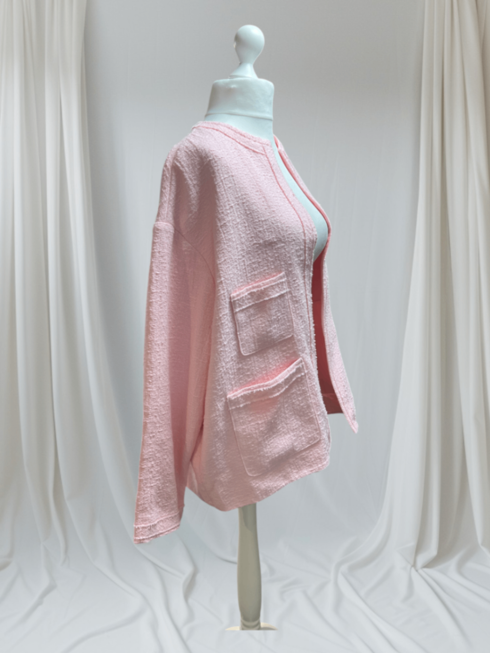 N°21 Bouclé-Jacke Oversized