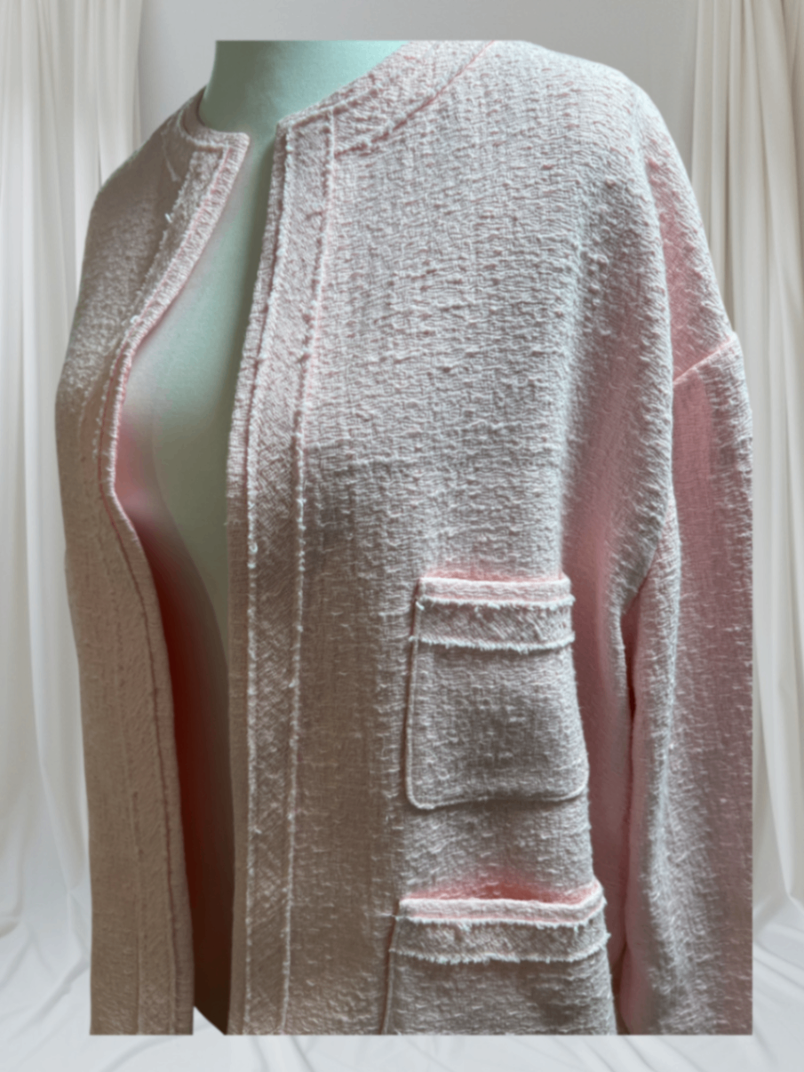 N°21 Bouclé-Jacke Oversized