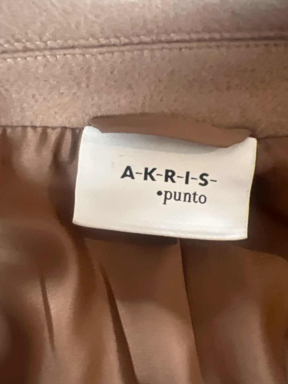 AKRIS Punto Mantel doppelreihig