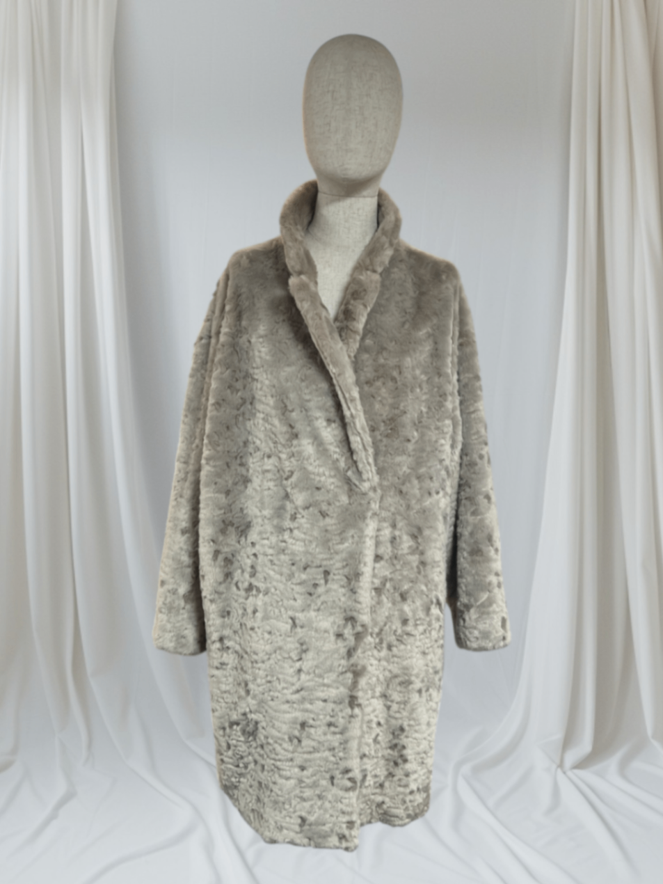 Marc Cain Fake Fur Mantel (H)