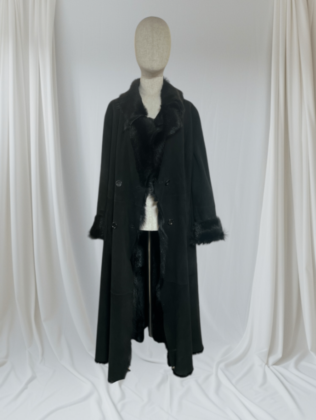 Marc Cain Ziegenfellmantel reversible (H)