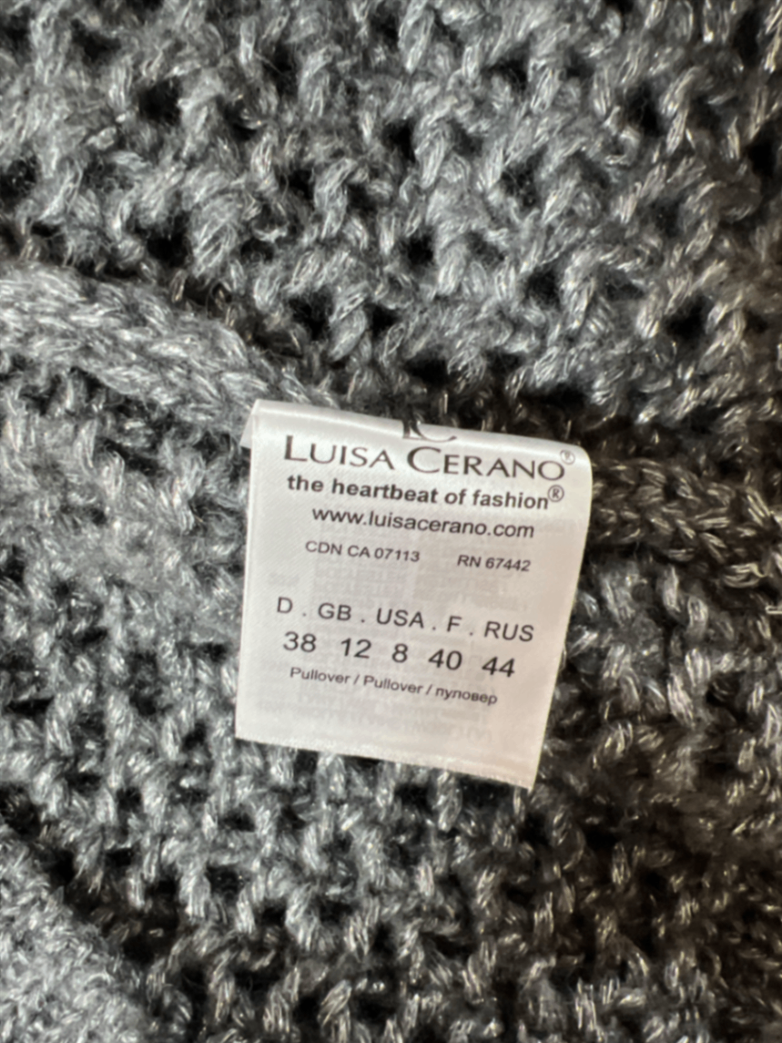 Luisa Cerano Metallic Strickpullover