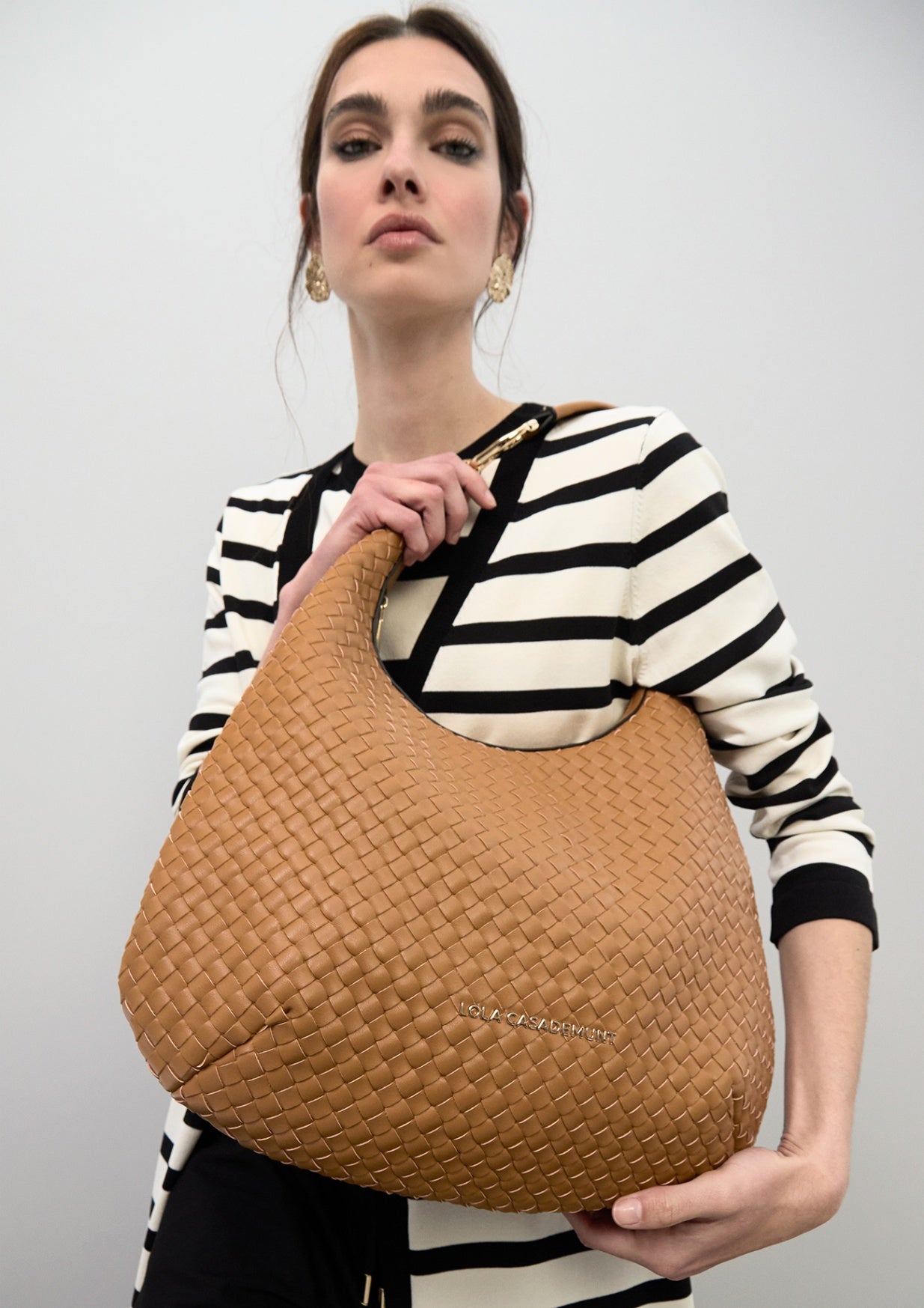 Lola Casademunt Woven Hobo Bag