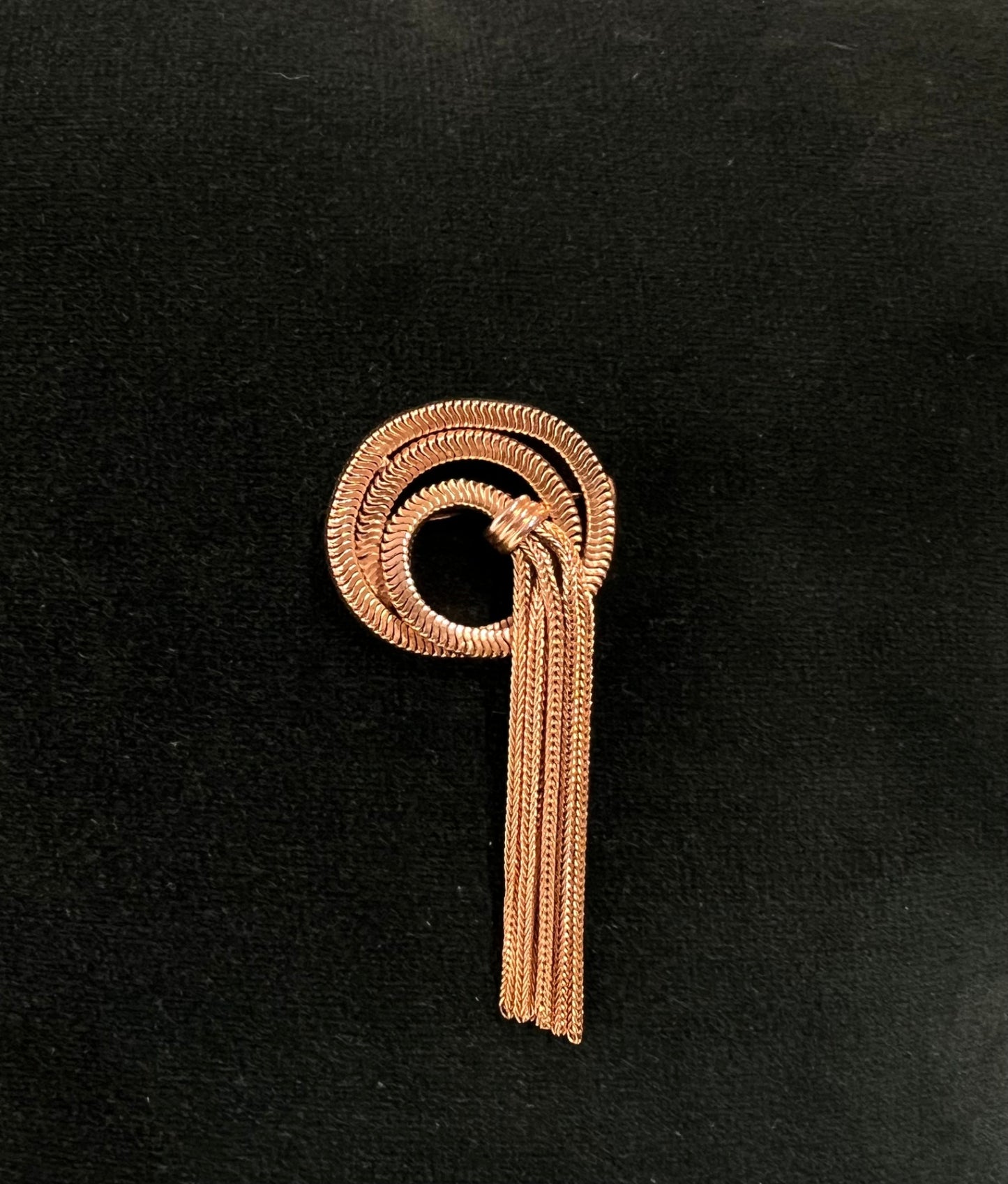 Pre-Loved Dior Grossé Brosche mit Fransen