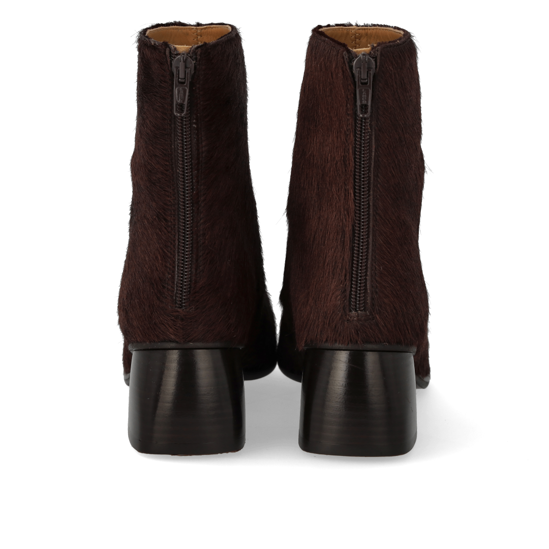 Angulus Pony Fur Boot Dunkelbraun