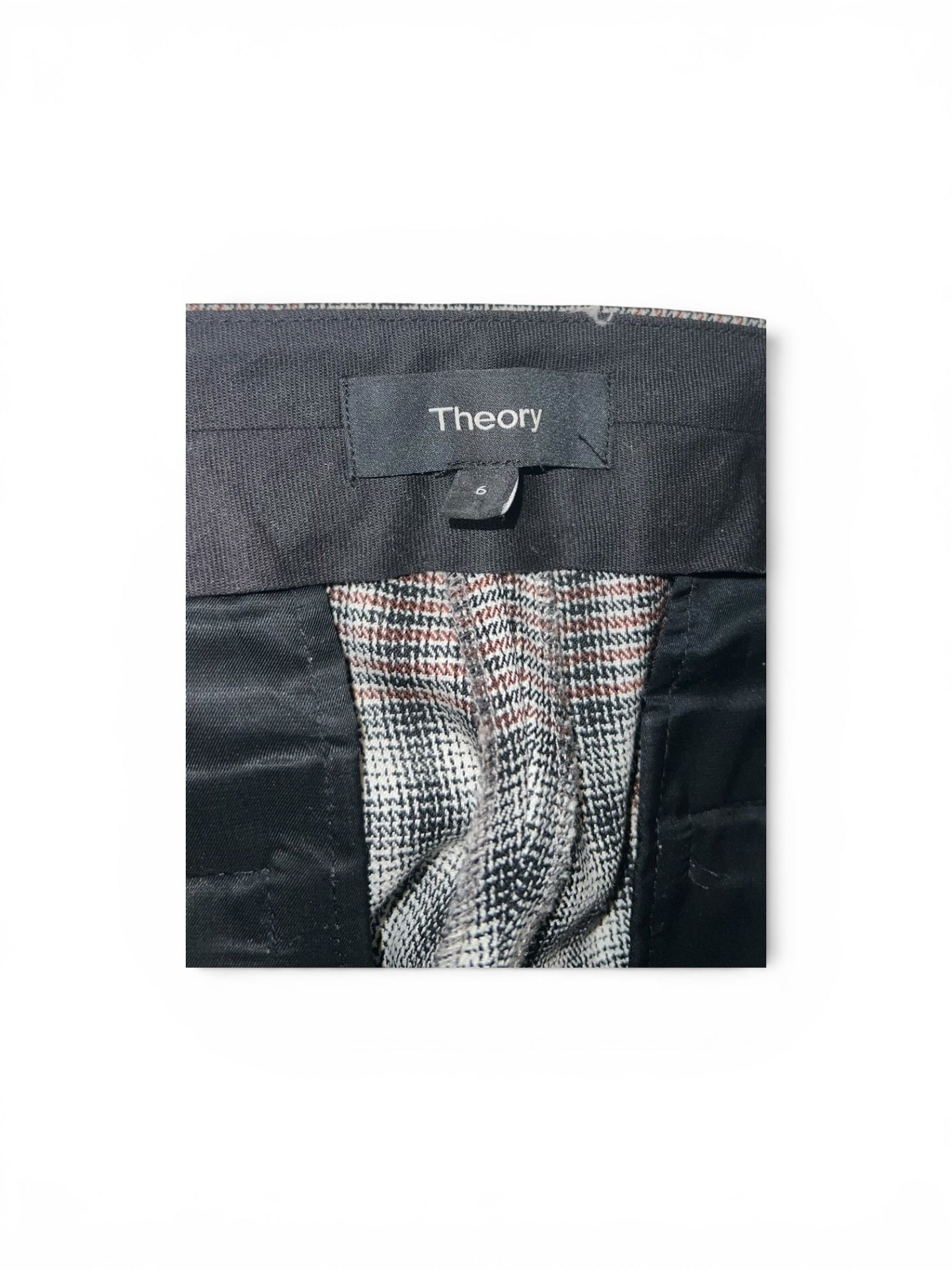 Pre-Loved Theory Glencheck-Hose