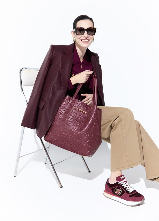 Lola Casademunt Basic Shopper Bordeaux