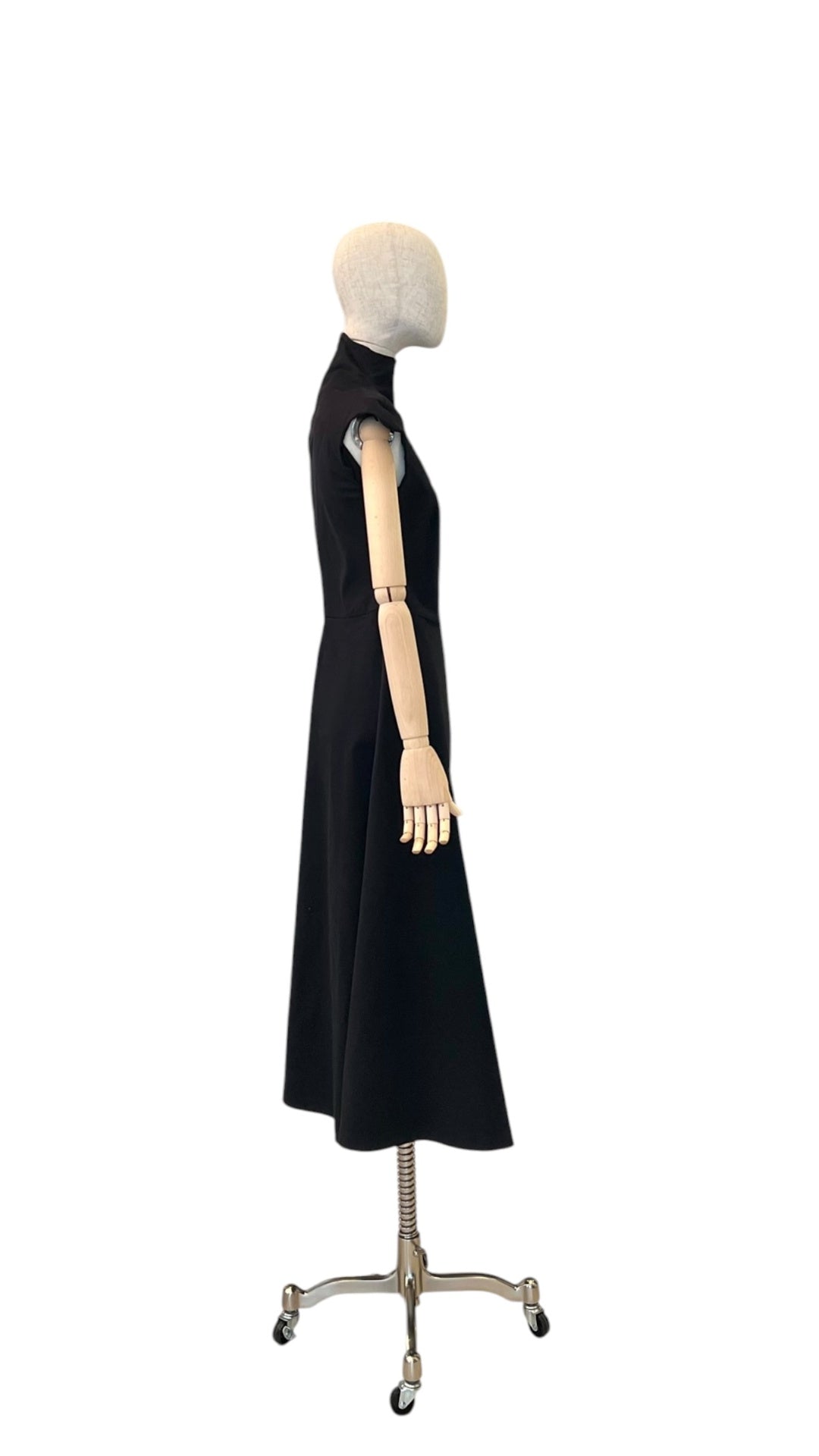 Giovanna Nicolai Mididress Turtleneck Schwarz N116