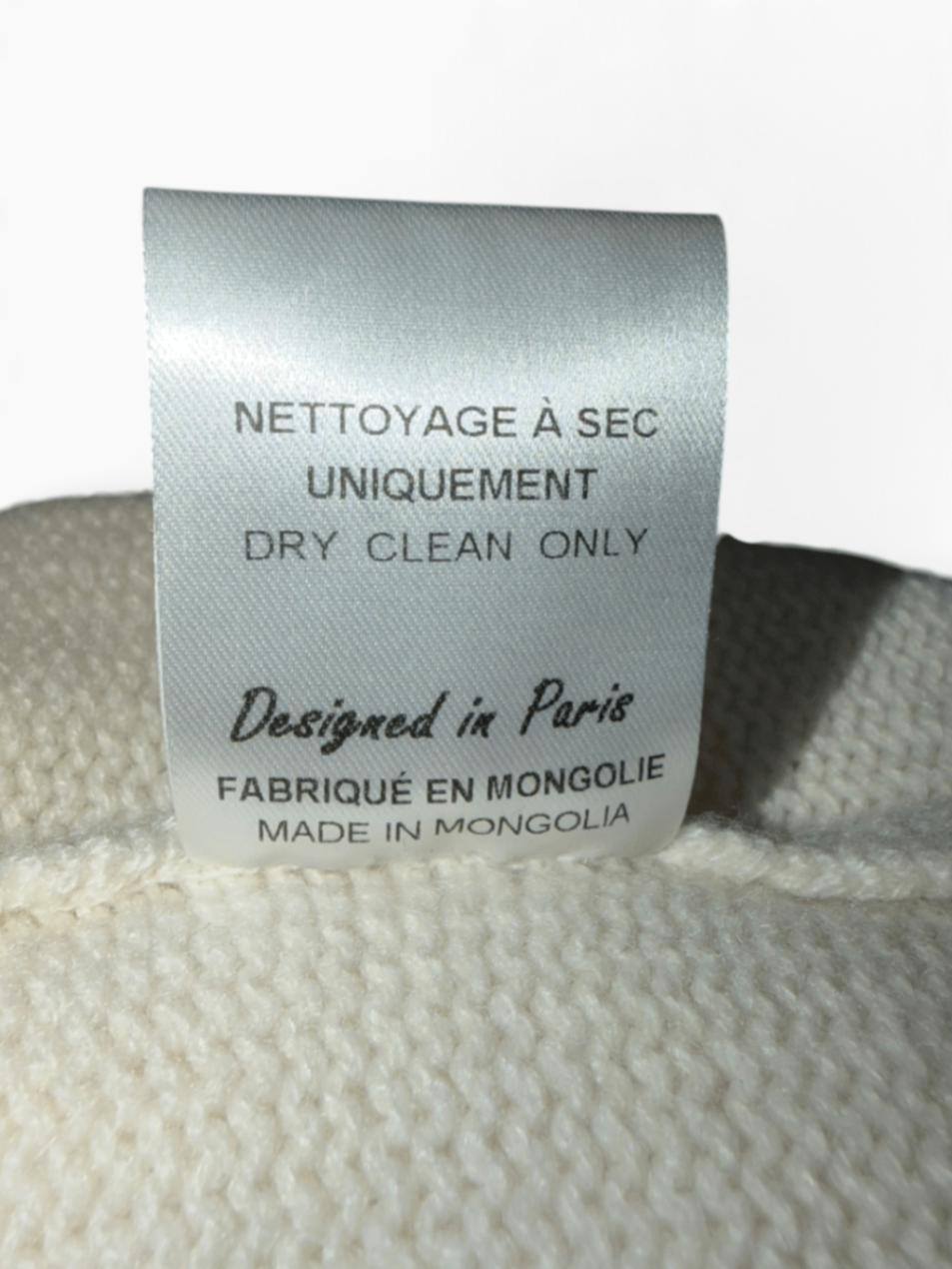 Pre-Loved Kujten V-Pullover mit Zierstich