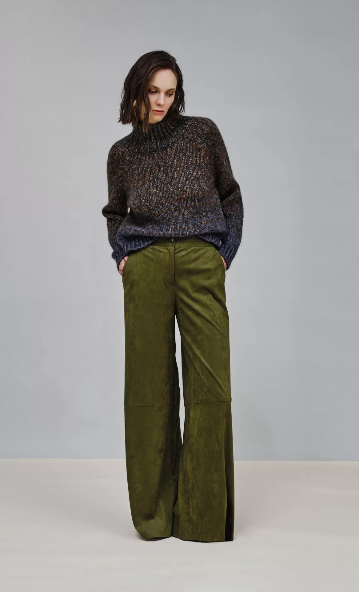 Nenette Rollkragenpullover Magda Camouflage