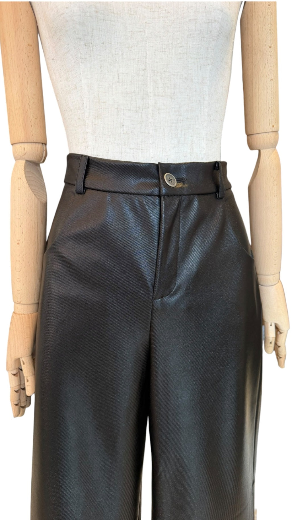 Giovanna Nicolai Hose Metallic Schwarz N122
