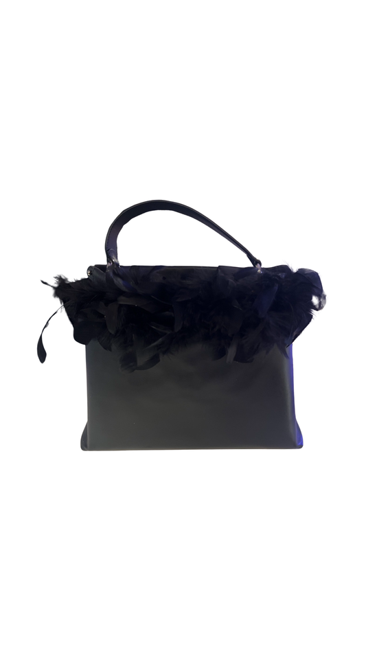 Tasche mit Federn