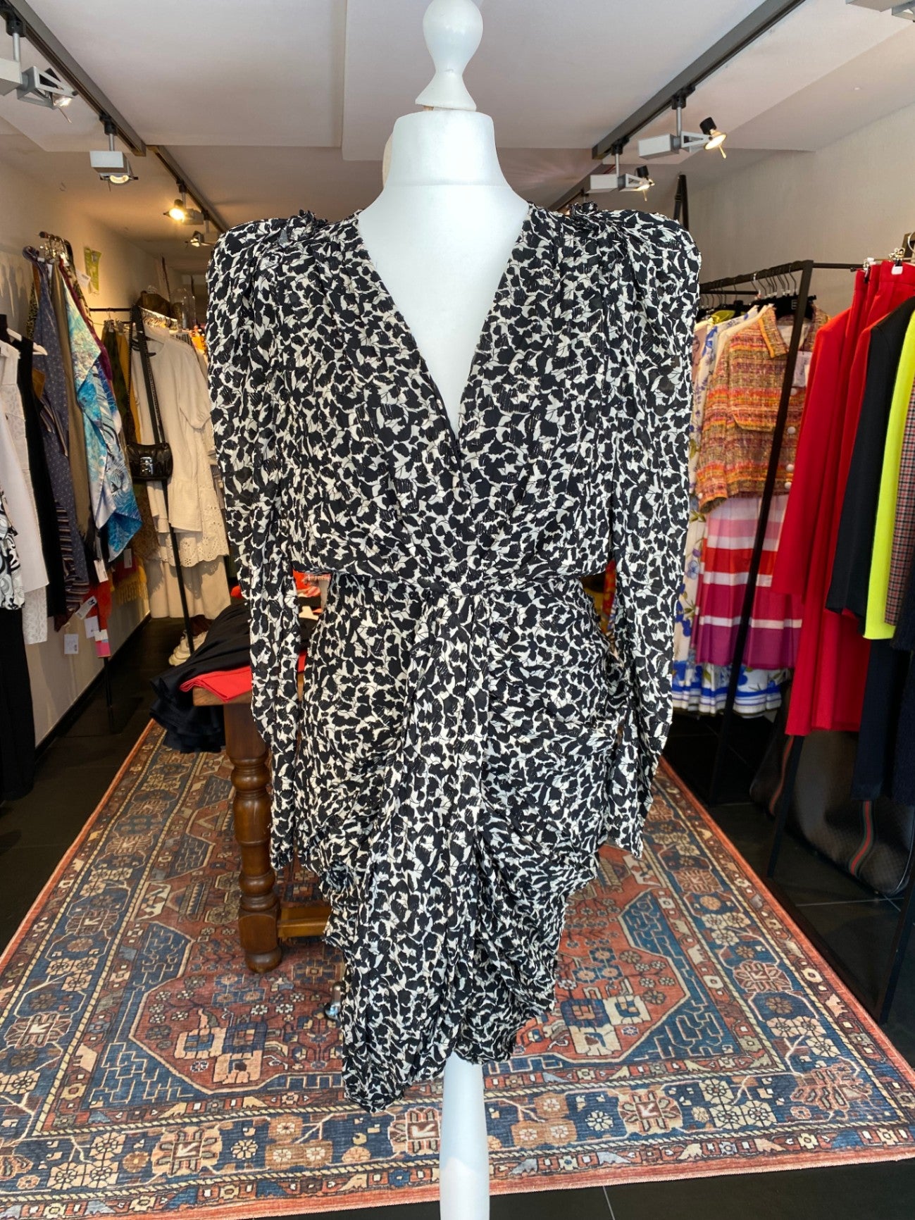 Isabel Marant Mididress gerafft