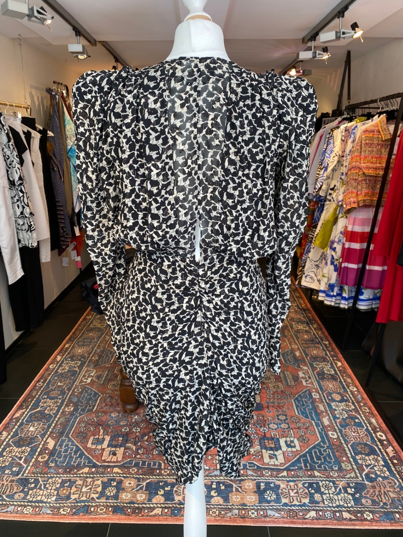 Isabel Marant Mididress gerafft