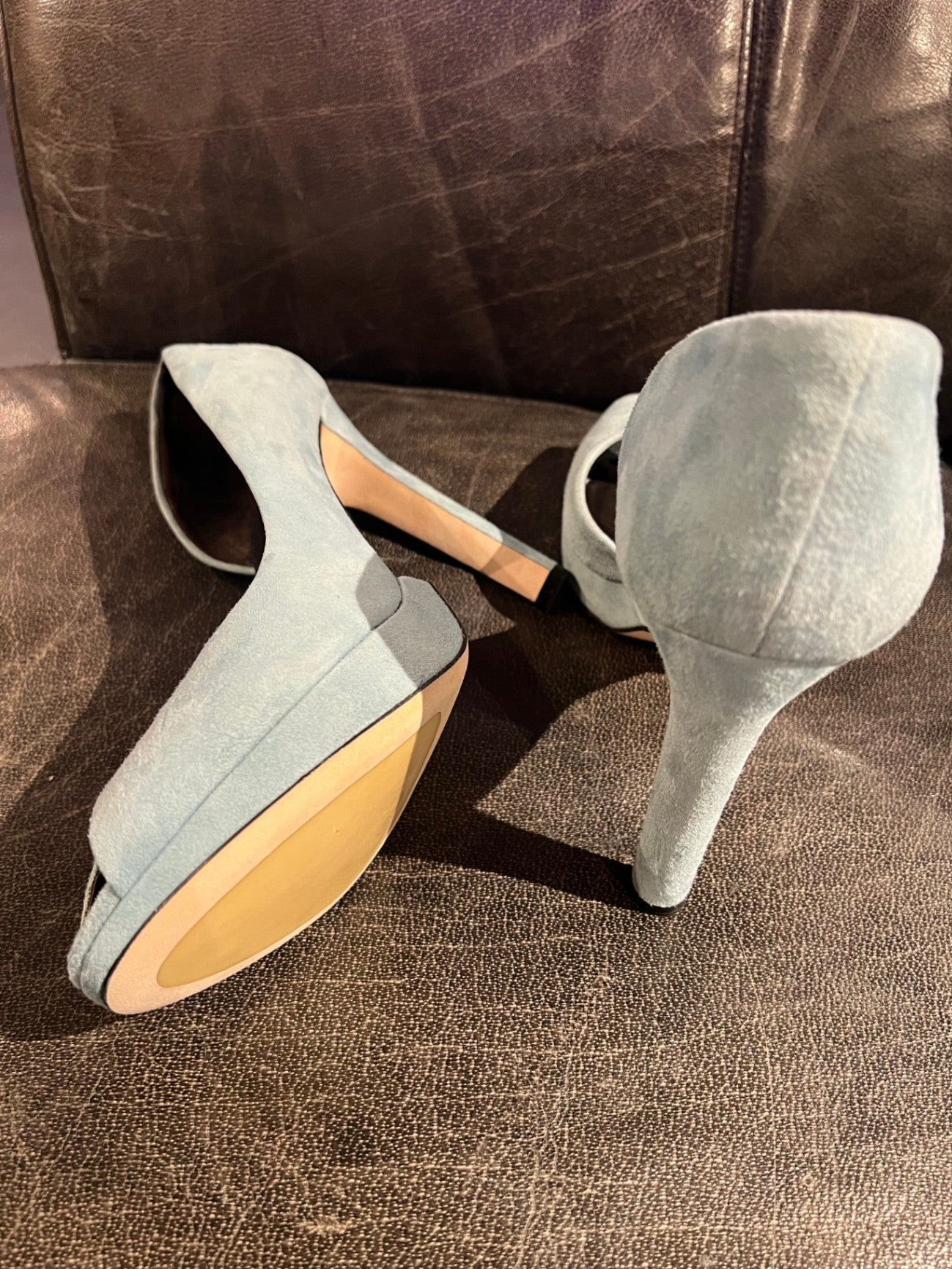 High Heel Peep-Toe mit Plateau in Gr. 41