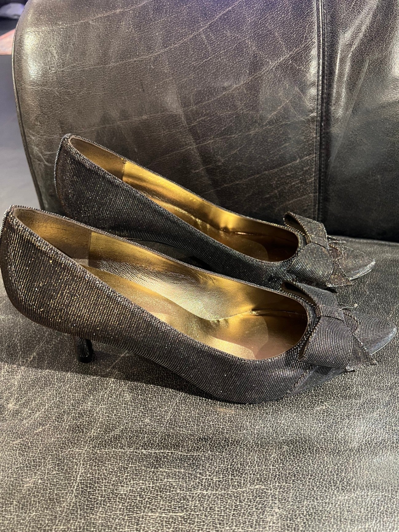 Pumps metallic in Gr. 41