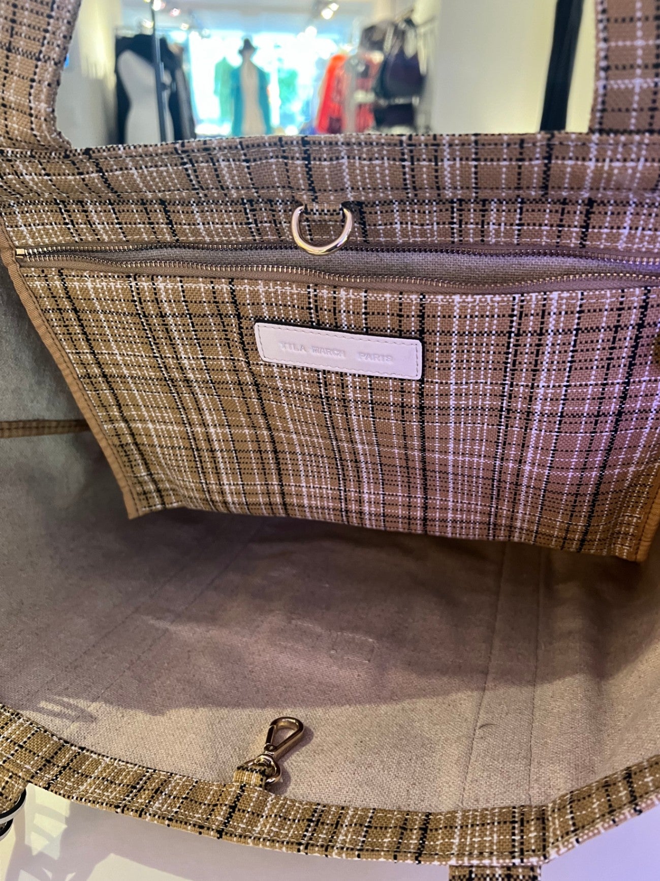Pre-Loved Tila March Canvas Tote Bag 