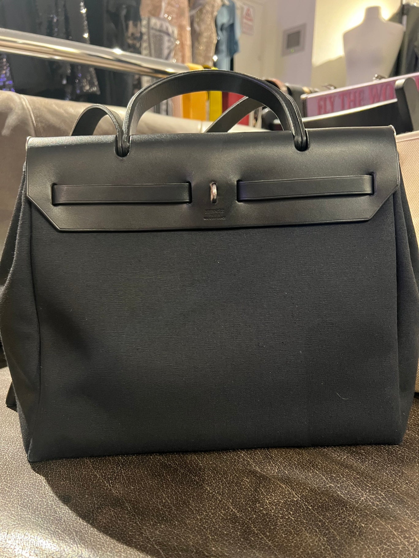 Pre-Loved Hermes Herbag Zip 31