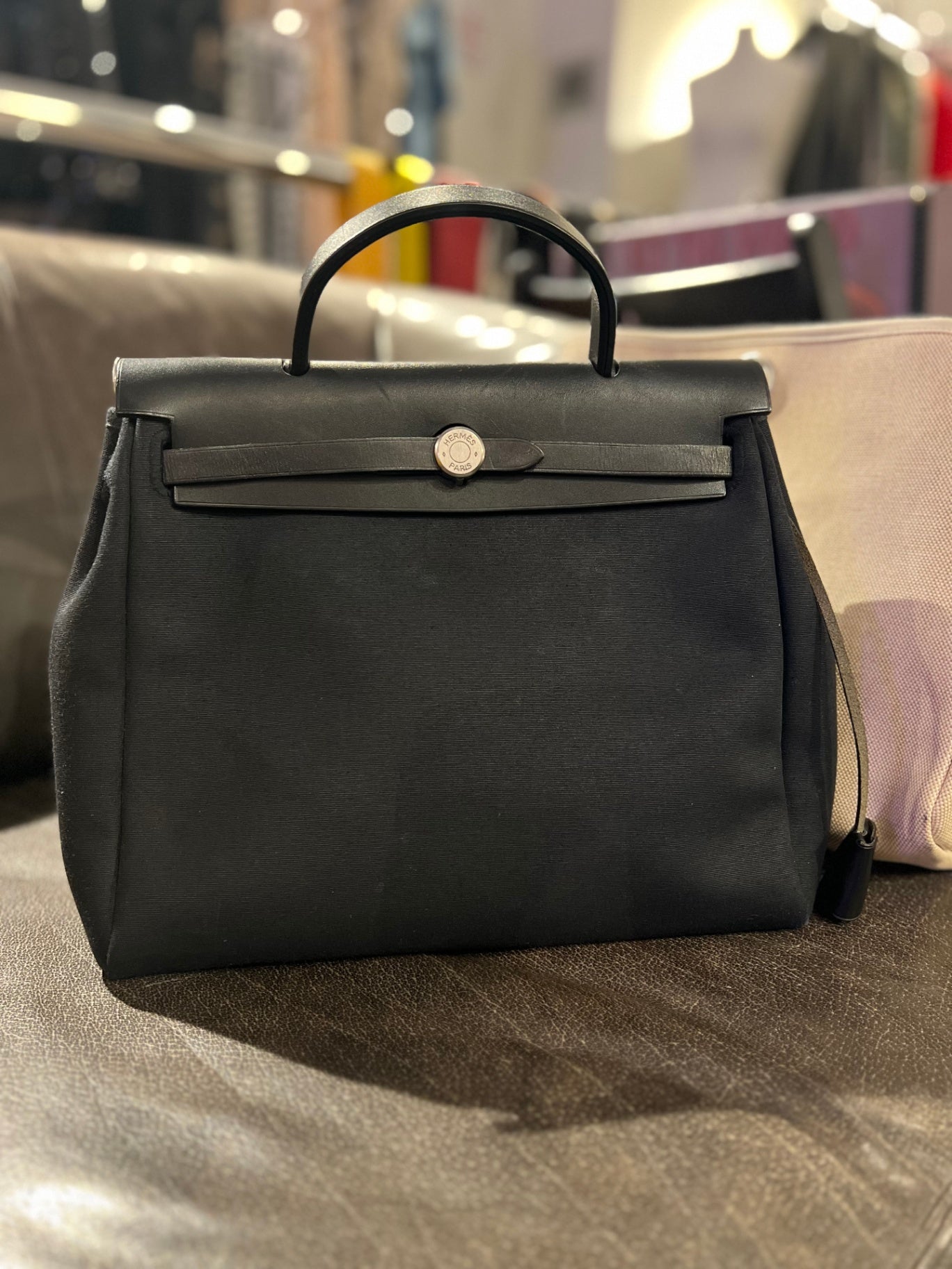 Pre-Loved Hermes Herbag Zip 31