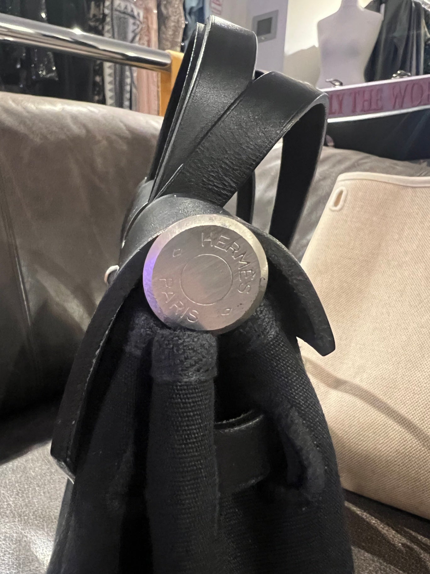 Pre-Loved Hermes Herbag Zip 31
