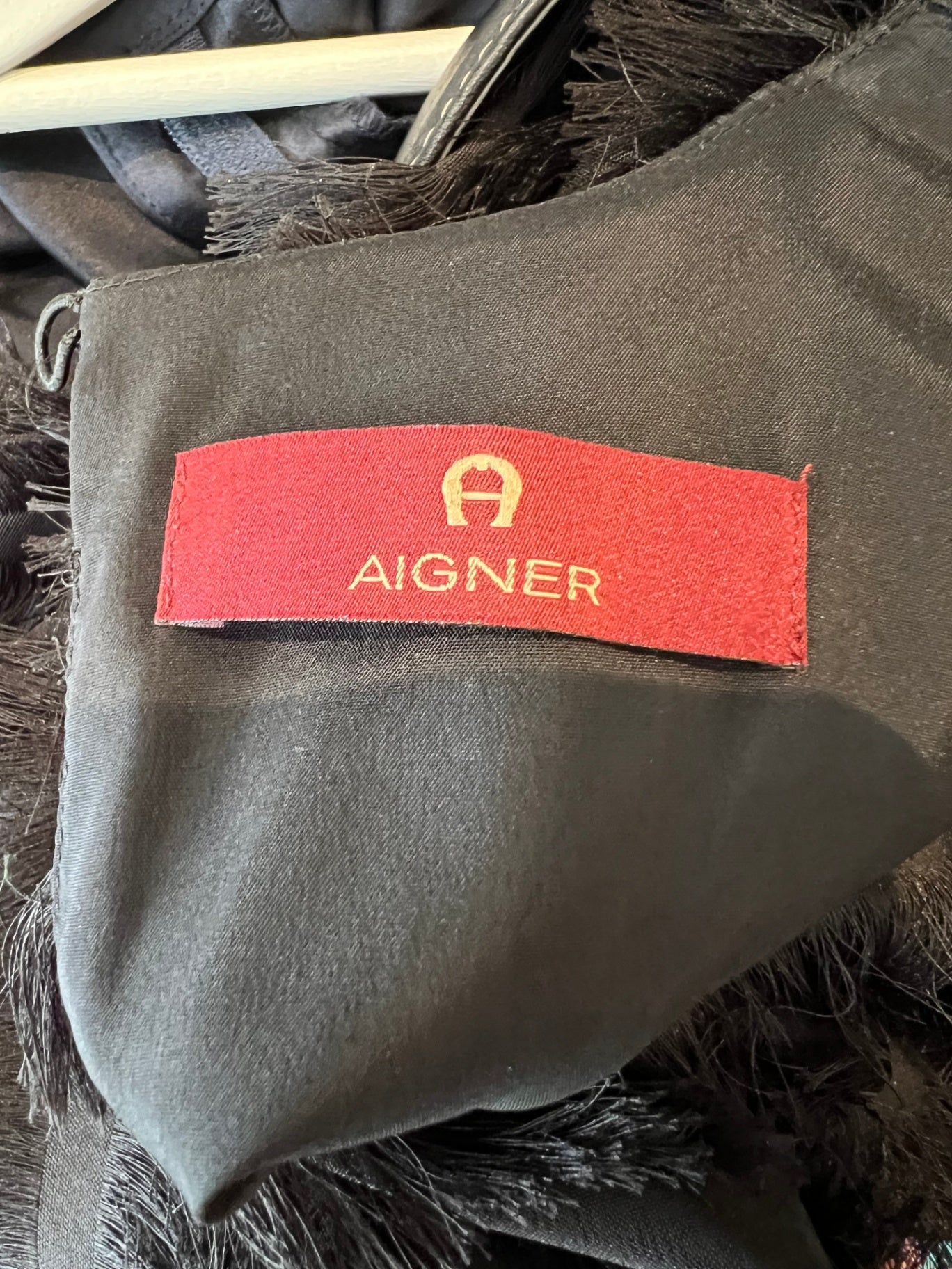 Pre-Loved Aigner Fransenkleid in Gr. S