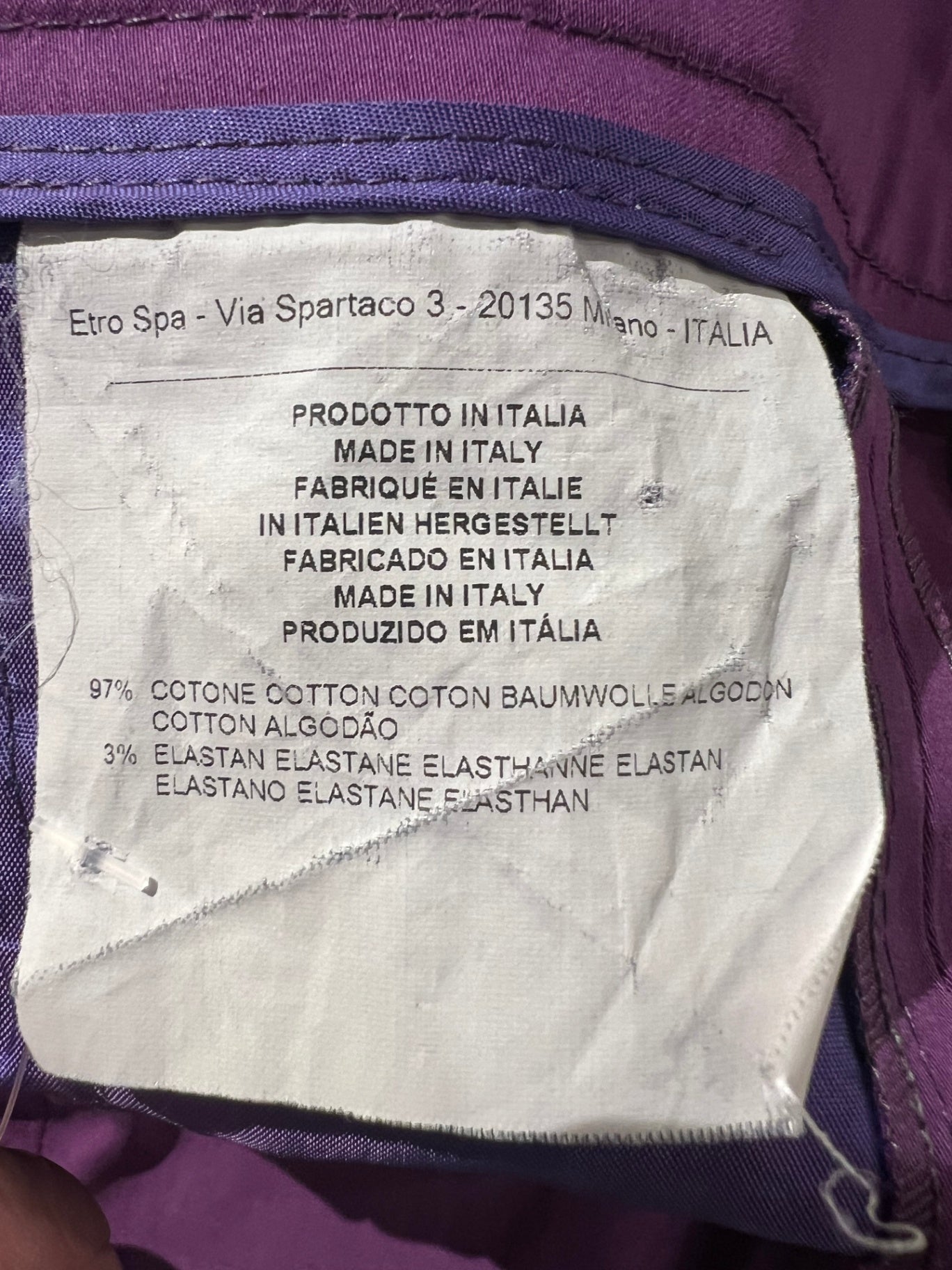Etro Chinohose in Gr. 38 (44 IT)