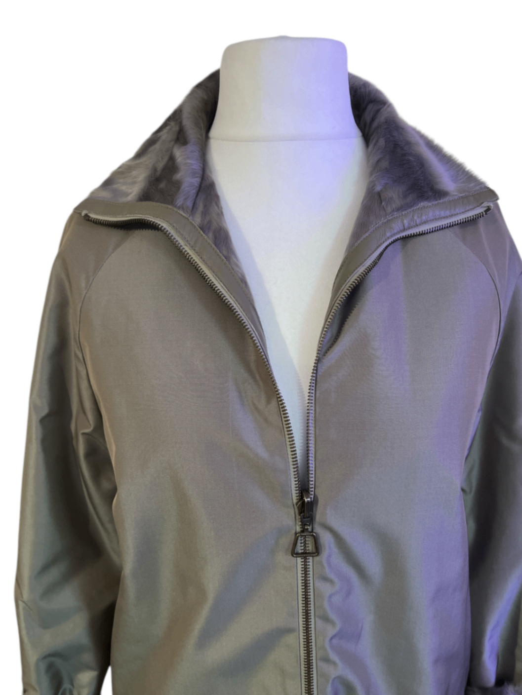 Pre-Loved AKRIS Lammfell Jacke reversible