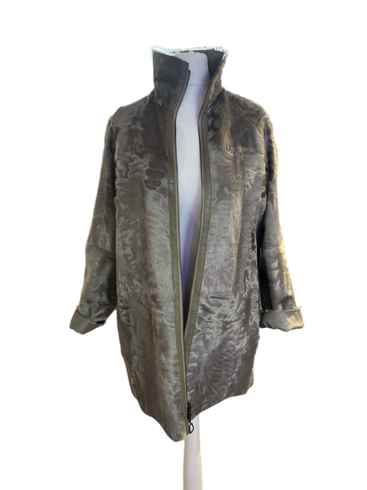 Pre-Loved AKRIS Lammfell Jacke reversible