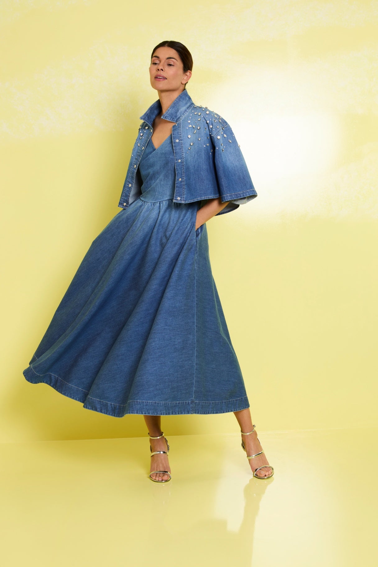 SEM PER LEI SS25 Jeanskleid