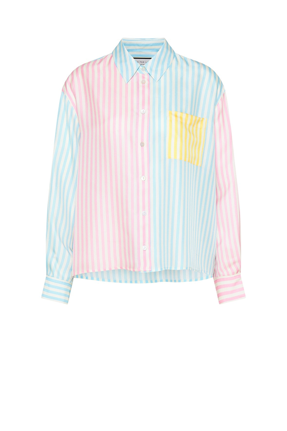 SEM PER LEI SS25 Bluse gestreift