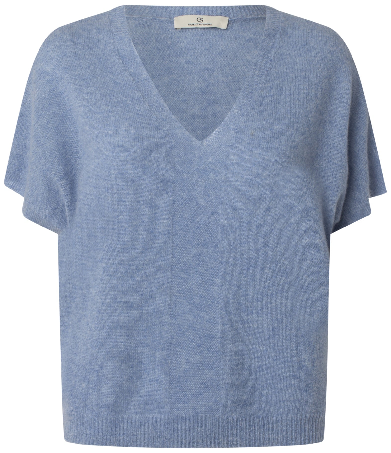Charlotte Sparre SS25 Cashmere Top hellblau