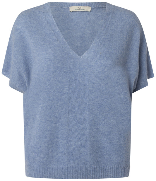 Charlotte Sparre HW25 Cashmere Top hellblau