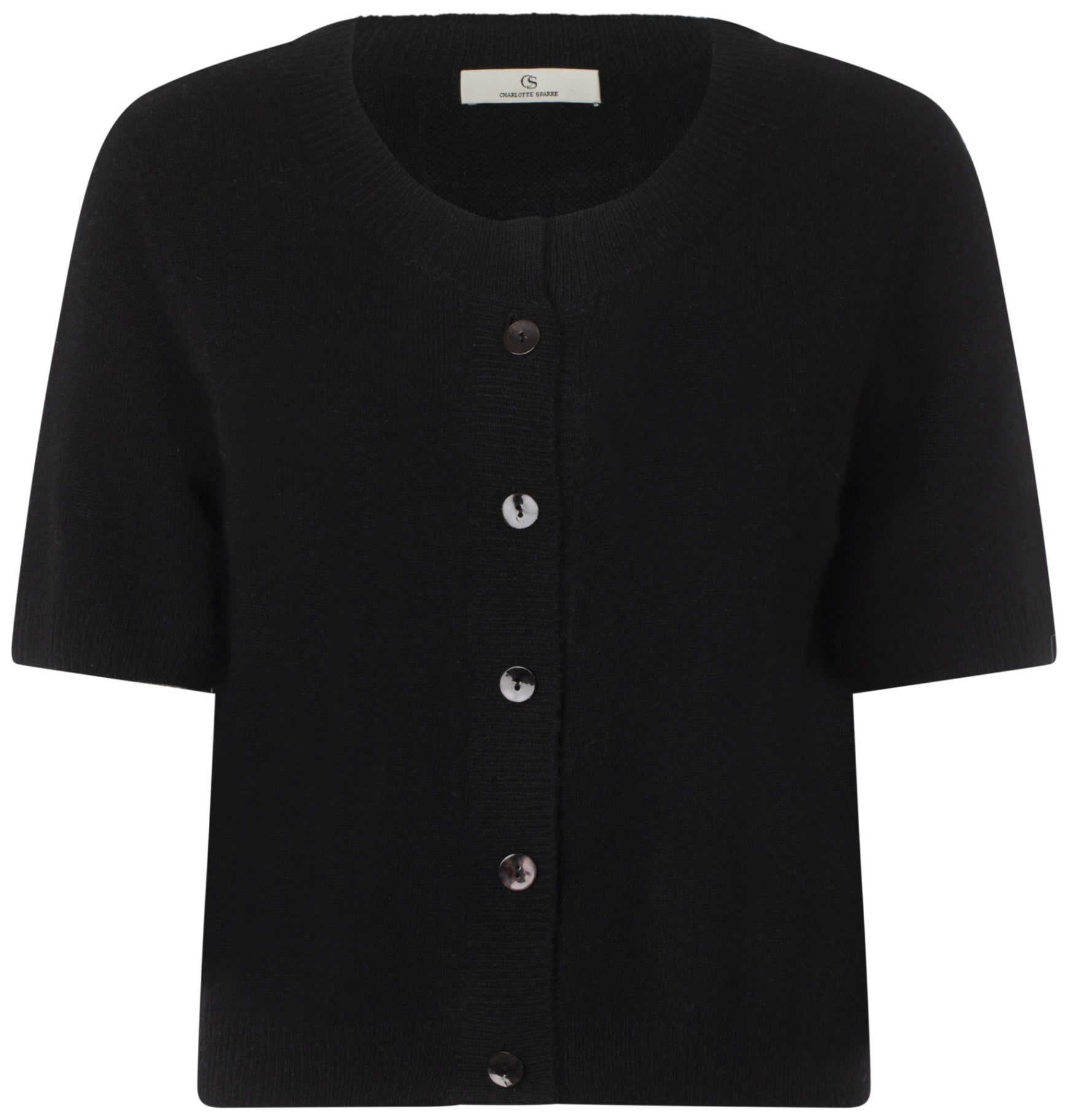 Charlotte Sparre Cashmere Cardigan schwarz
