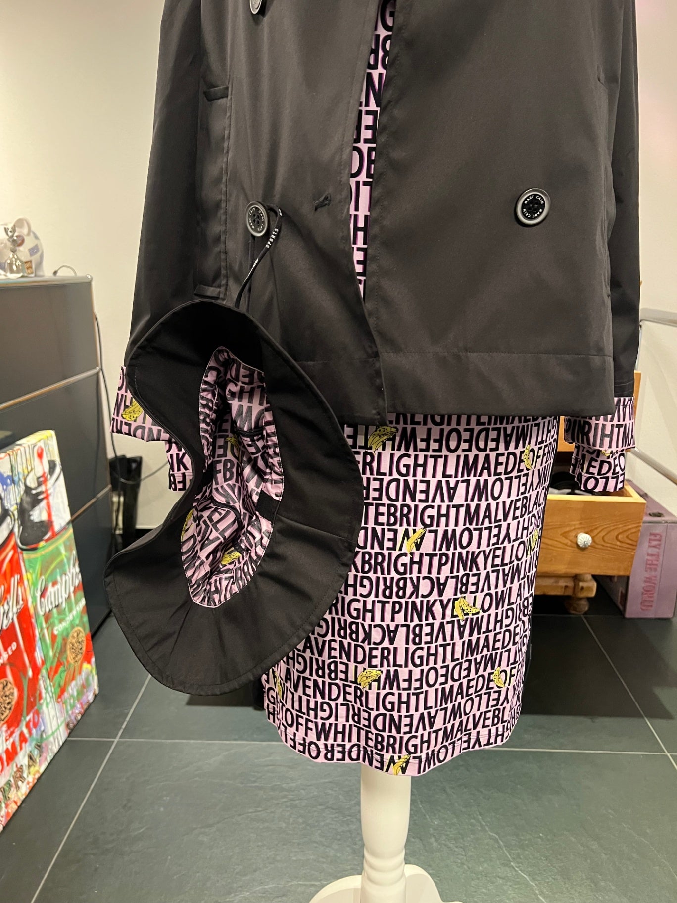 Marc Cain Sports Jacke mit gemustertem Innenfutter