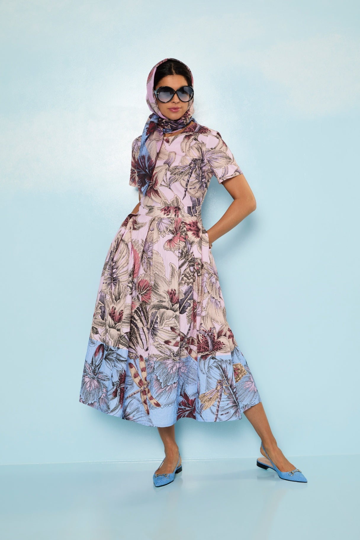 Anna's dress affair SS25 Rock mit Blumenprint