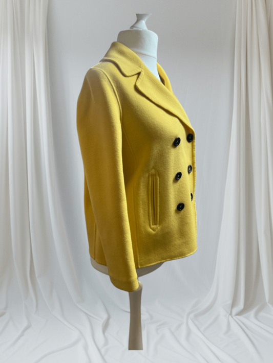 Pre-Loved Max Mara Weekend Caban-Jacke Gelb