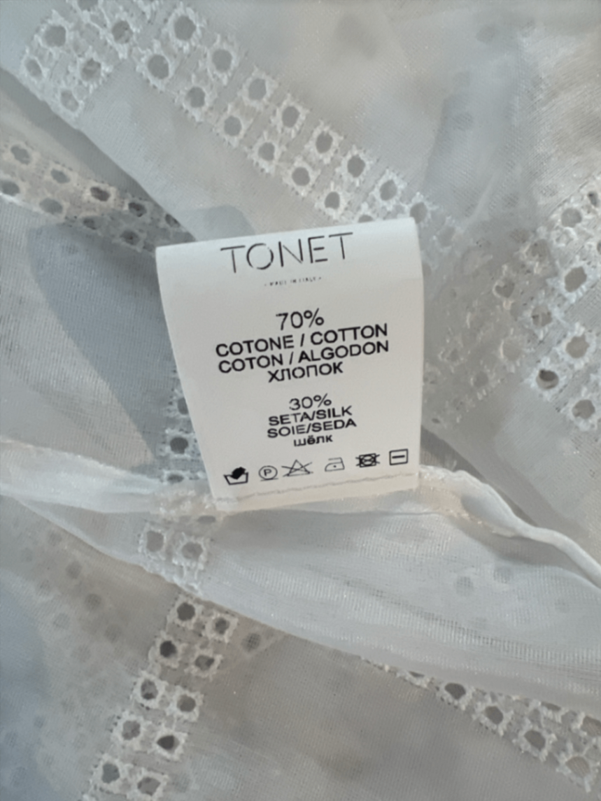 Tonet Hemdbluse transparent