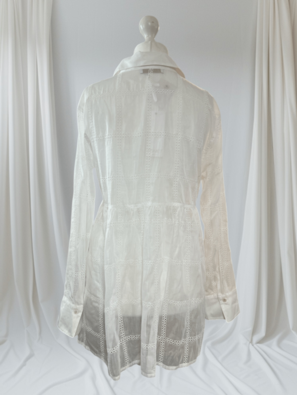 Tonet Hemdbluse transparent