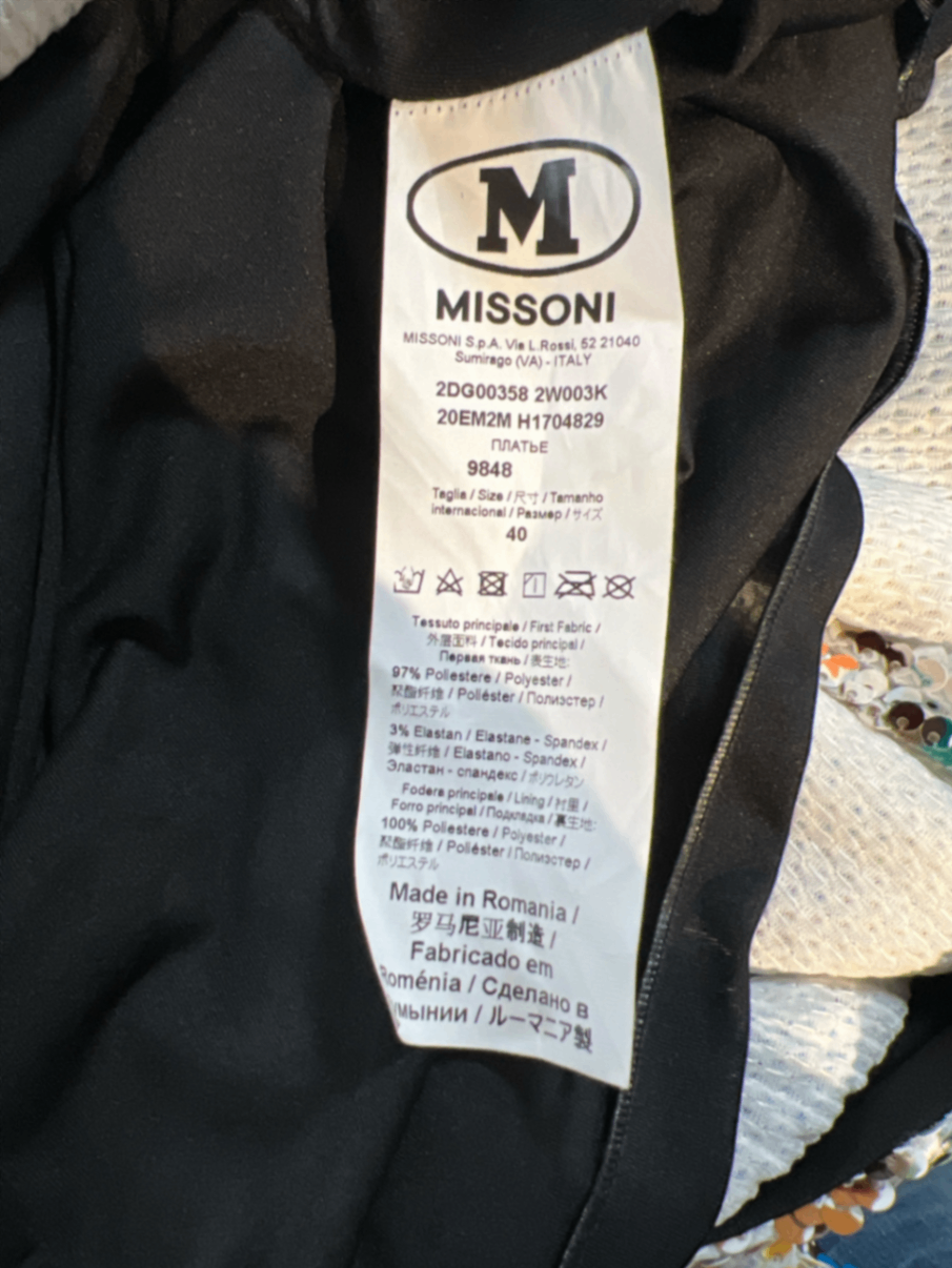 Missoni Paillettenkleid