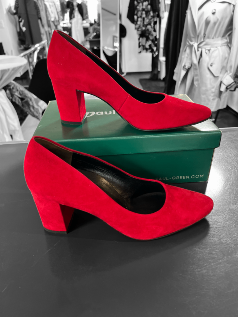 Pre-Loved Paul Green Pumps Blockabsatz