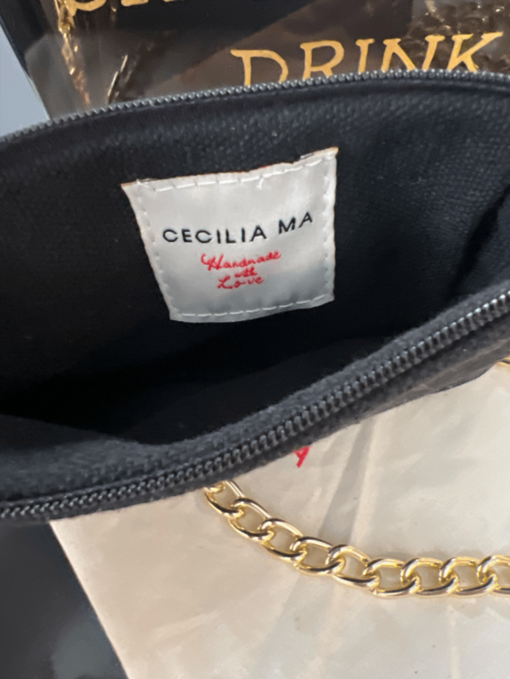 Cecilia Ma Clutch SAVE WATER